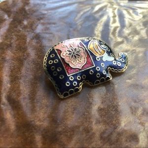 Elephant brooch